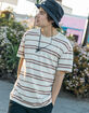 RSQ Striped Mens Oversize T-Shirt image number 1