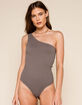 WEST OF MELROSE That Cold Shoulder Womens Rock Bodysuit image number 1