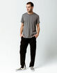 NITROUS BLACK Rooted Mens Cargo Jogger Pants image number 2