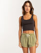 BILLABONG Road Trippin Womens Elastic Waist Shorts image number 6