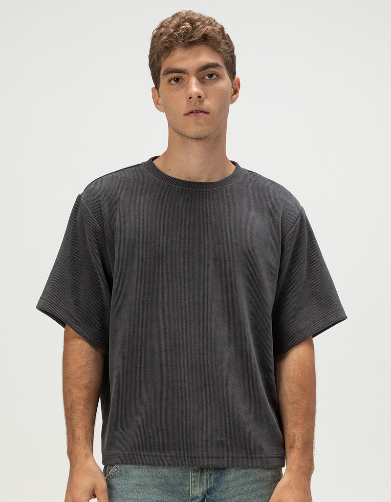 RSQ Mens Textured Boxy Tee image number 0