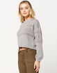 IVY & MAIN Pointelle Balloon Sleeves Womens Sweater image number 2