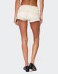 EDIKTED Este Textured Lace Scrunch Shorts image number 2