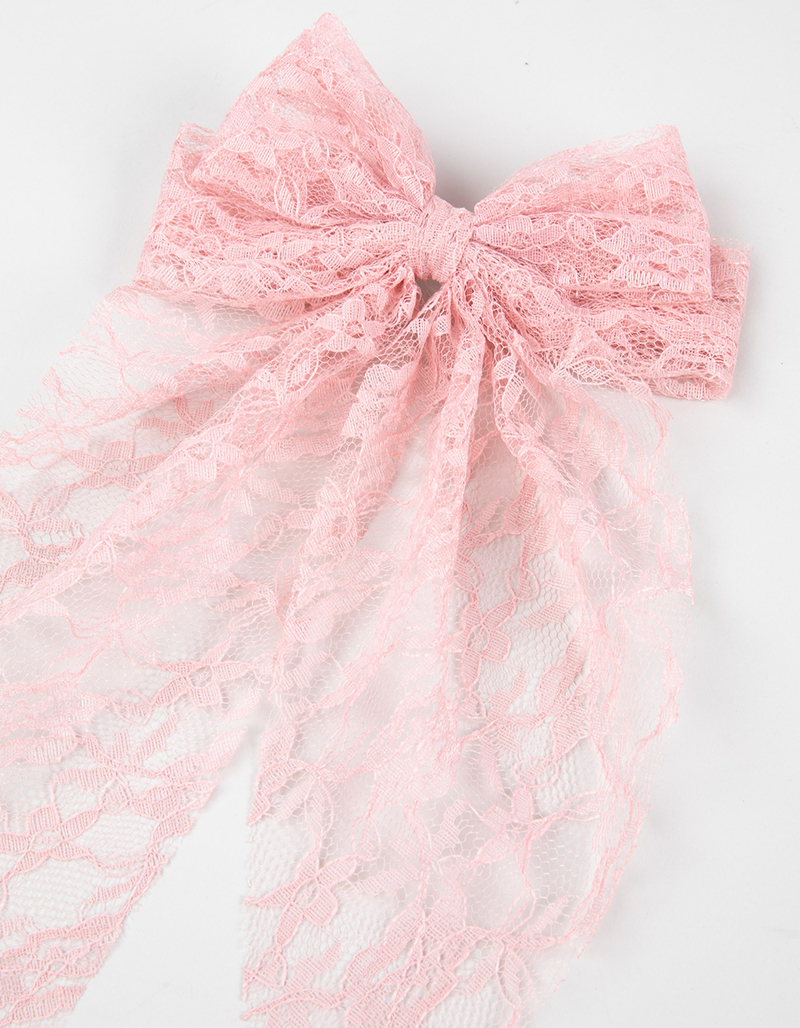 FULL TILT Oversized Lace Bow Clip image number 2