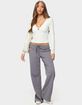 EDIKTED Quinn Straight Leg Sweatpants image number 5