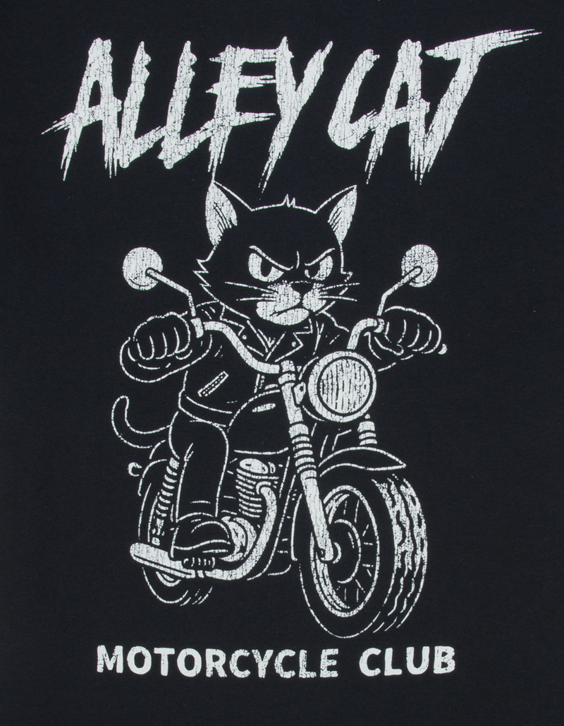 9TH LIFE Alley Cat Motorcycle Club Mens Tee image number 2