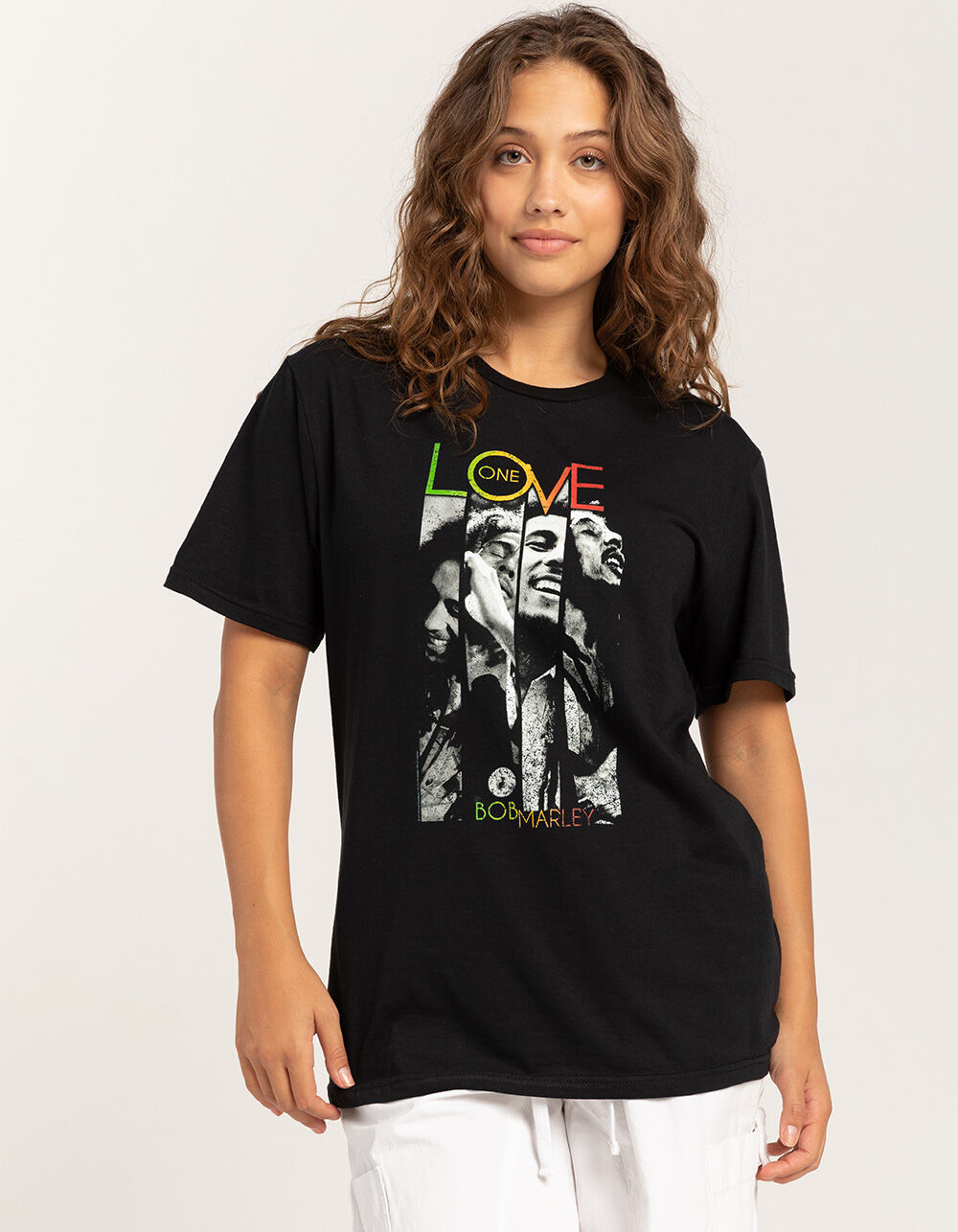 BOB MARLEY One Love Stripes Unisex Tee - BLACK - XXL | Tillys