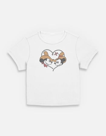 DISNEY Western Sweethearts Womens Baby Tee Primary Image