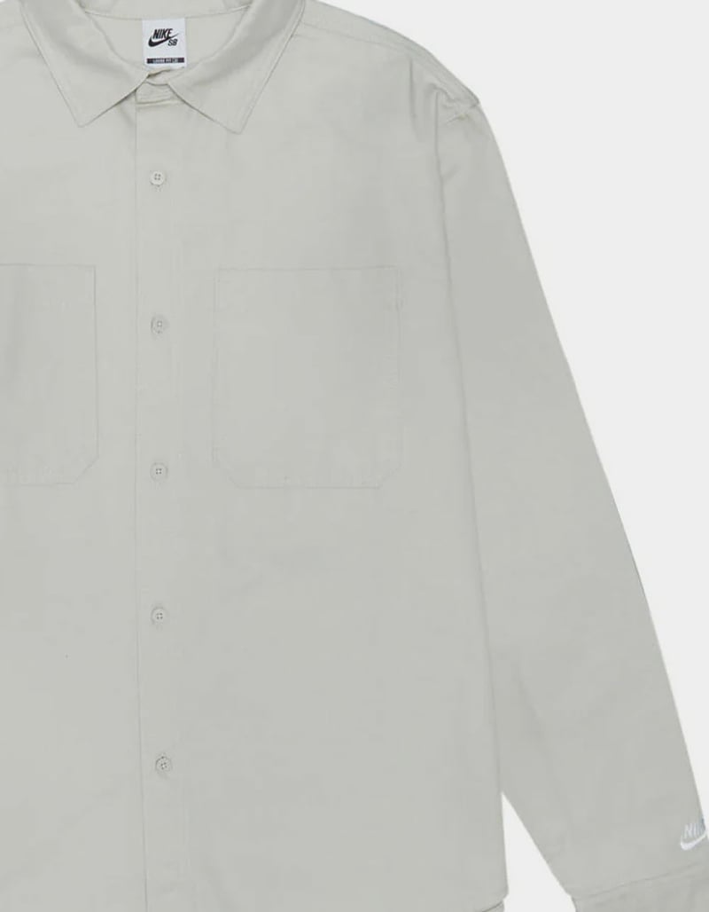 NIKE SB Mens Long Sleeve Button Up Shirt image number 1