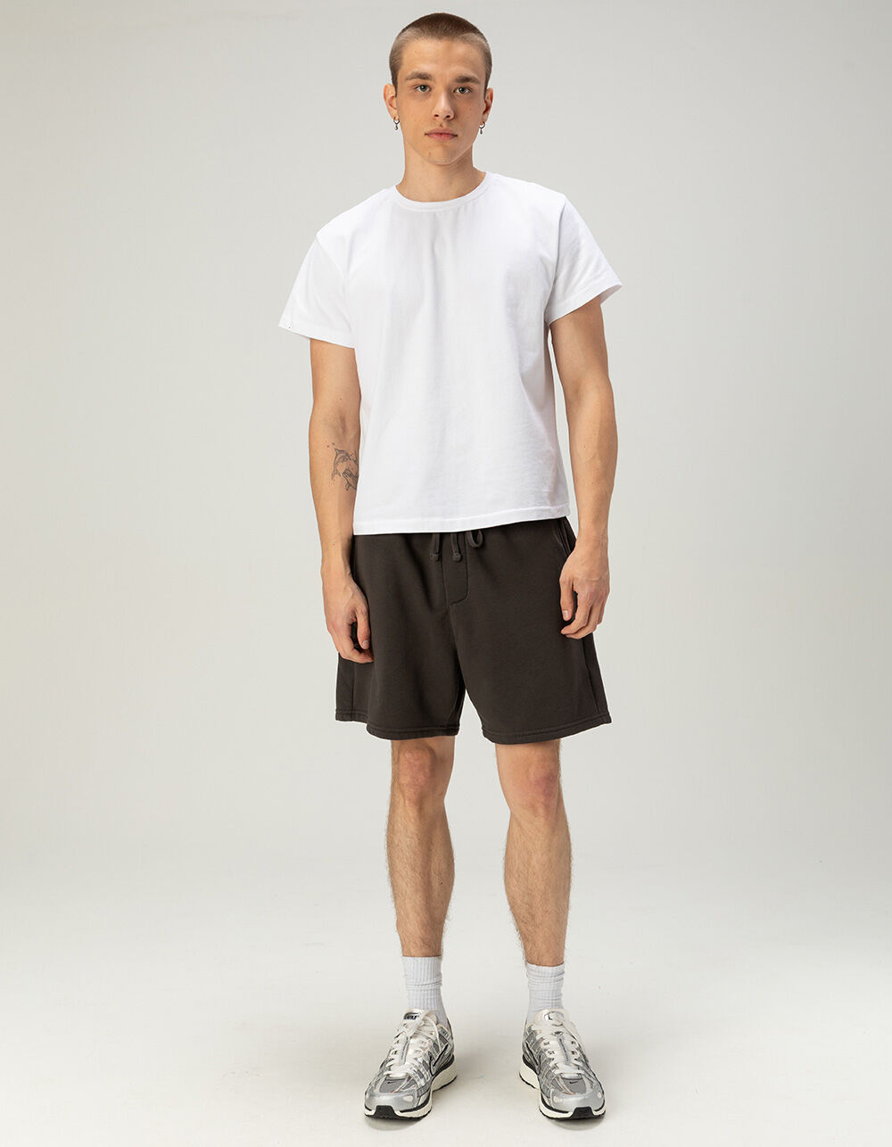 RSQ Mens Loose Sweat Shorts - WASHED BLACK - XS | Tillys