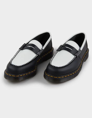 DR. MARTENS Penton Mens Two-Tone Leather Loafers Primary Image