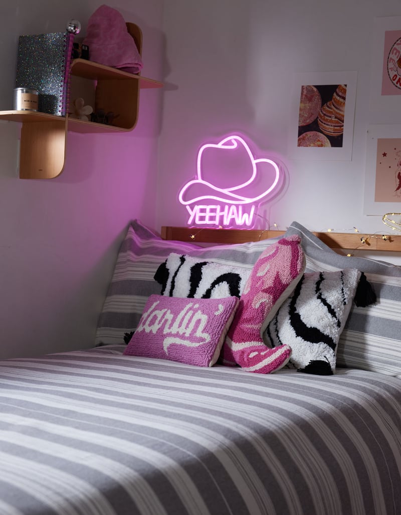 TILLYS HOME Cowboy Boot Hook Pillow image number 1