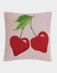 Cherry Hearts Hook Pillow