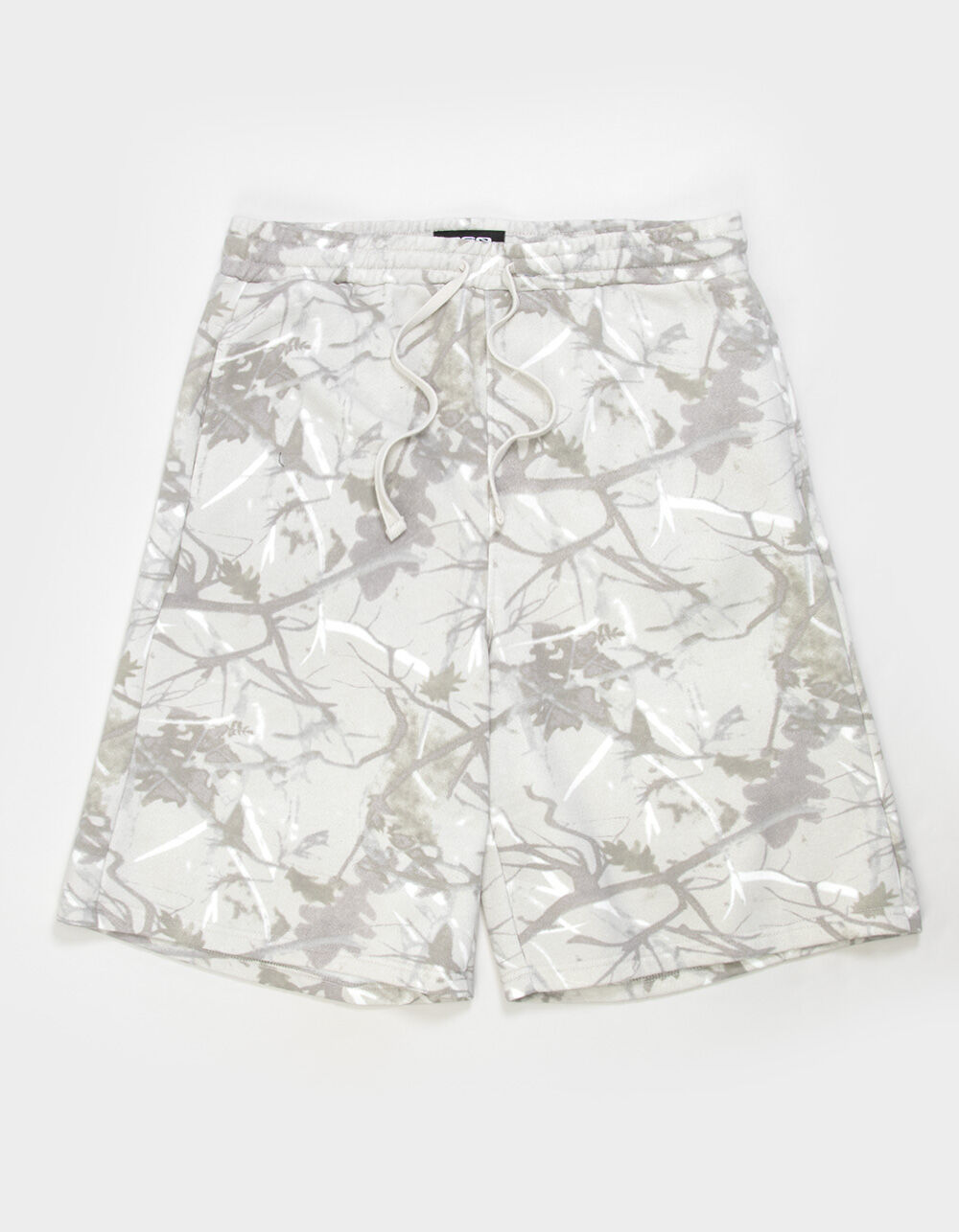 RSQ Mens Baggy Fleece Shorts - WHITE CAMO | Tillys