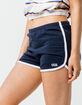 VANS Sassed Navy Womens Dolphin Shorts image number 2