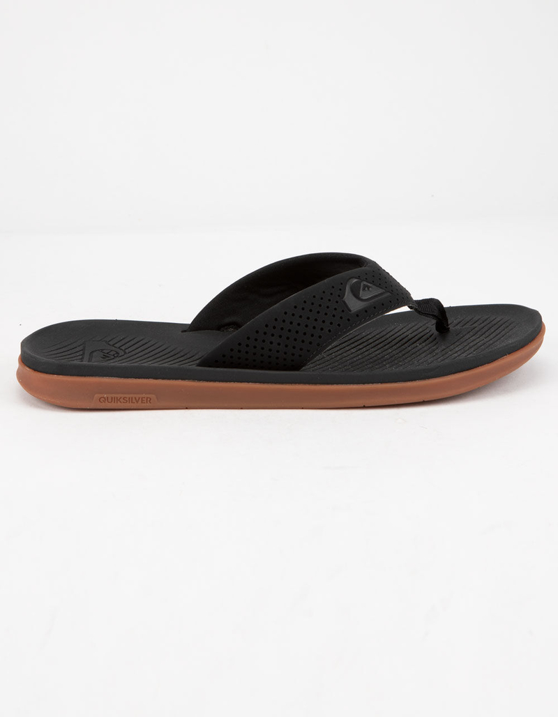 QUIKSILVER Haleiwa Plus Black Mens Sandals image number 2
