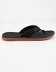 QUIKSILVER Haleiwa Plus Black Mens Sandals image number 3