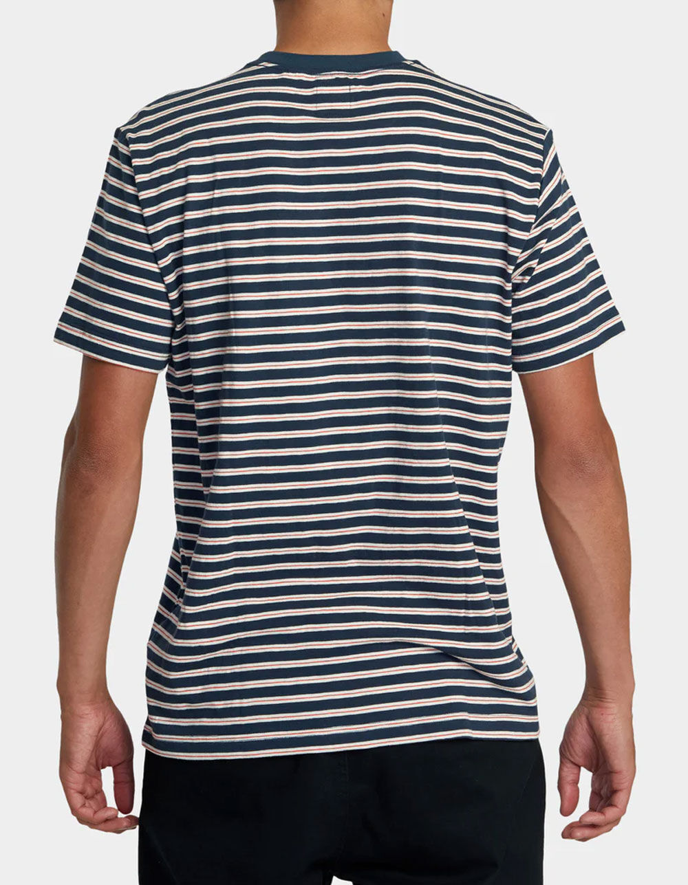 RVCA Magnolia Mens Stripe Pocket Tee - PETROL | Tillys