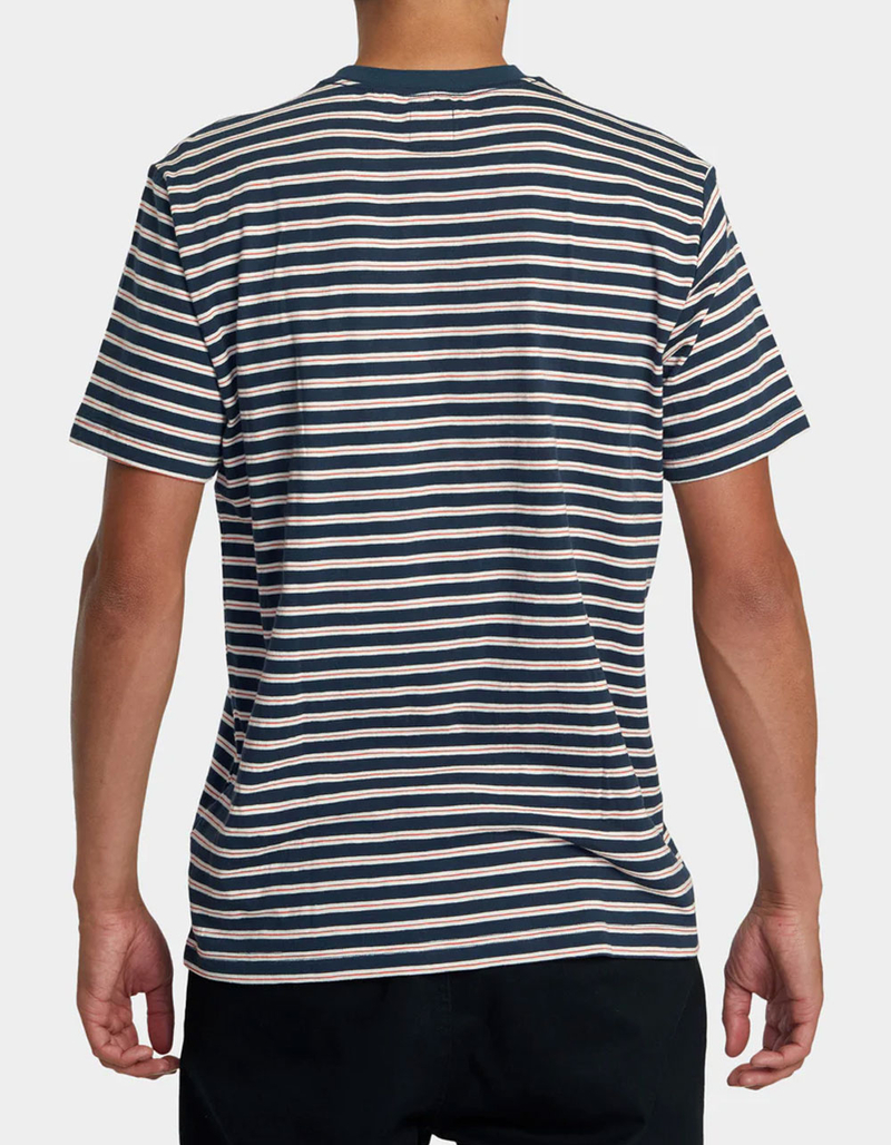 RVCA Magnolia Mens Stripe Pocket Tee image number 4