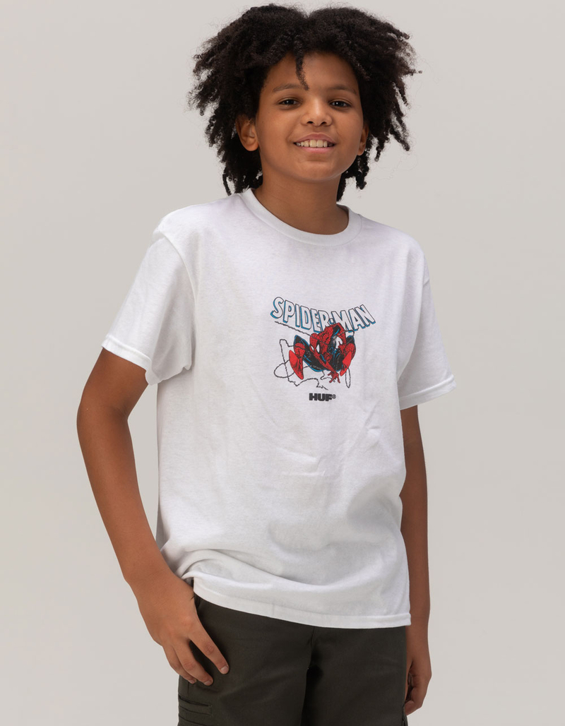 HUF x Marvel Spider-Man Webcrawler Boys Tee image number 5