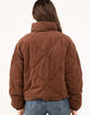 LOVE TREE Womens Puffer Corduroy Jacket image number 3