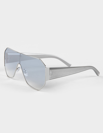 RSQ Gradient Mirrored Y2K Shield Sunglasses Primary Image