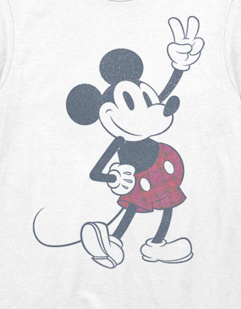 DISNEY Plaid Mickey Unisex Tee image number 1