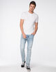 RSQ Mens Skinny Extreme Destroyed Jeans image number 1