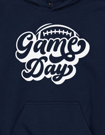 FOOTBALL Game Day Bold Unisex Kids Hoodie Alternative Image