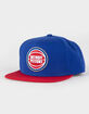 MITCHELL & NESS NBA Team 2 Tone Detroit Pistons Snapback Hat image number 2