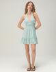 RSQ Womens Ditsy Halter Babydoll Dress image number 5