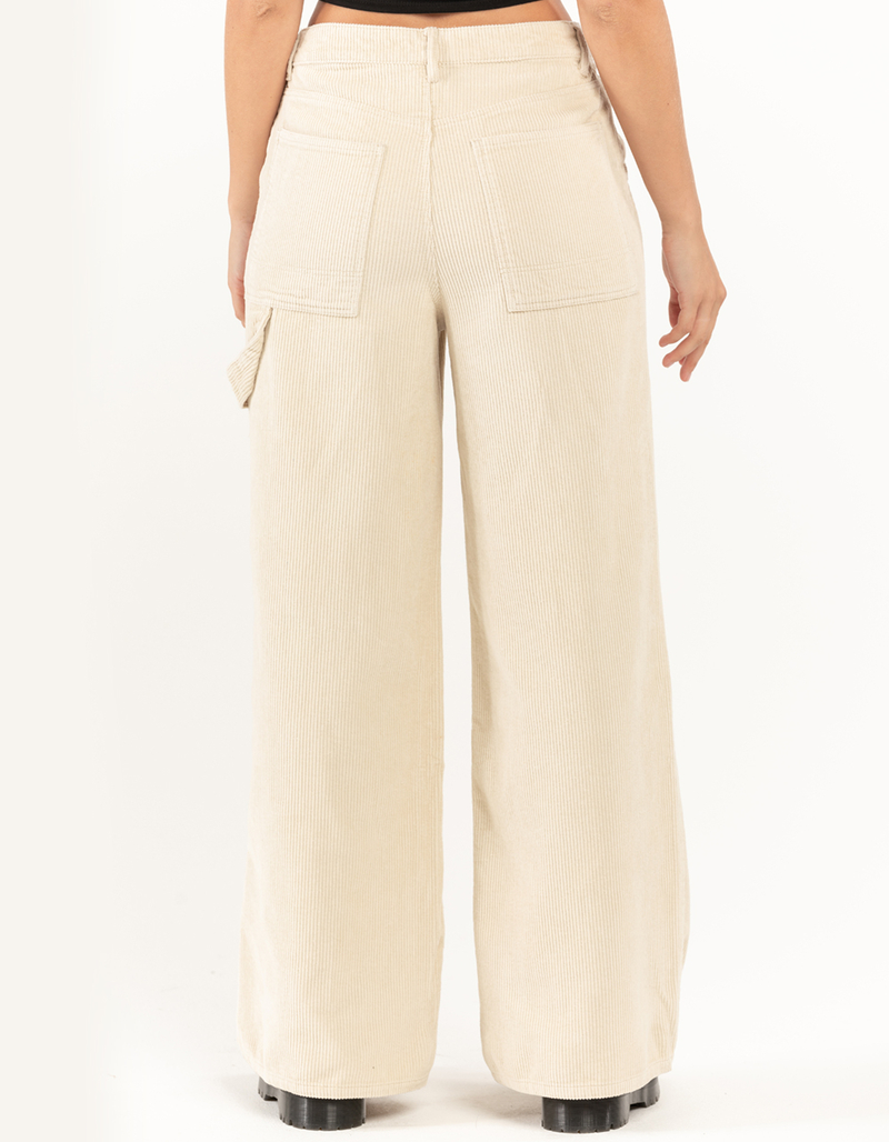 RSQ Wide Leg Womens Corduroy Carpenter Pants image number 3