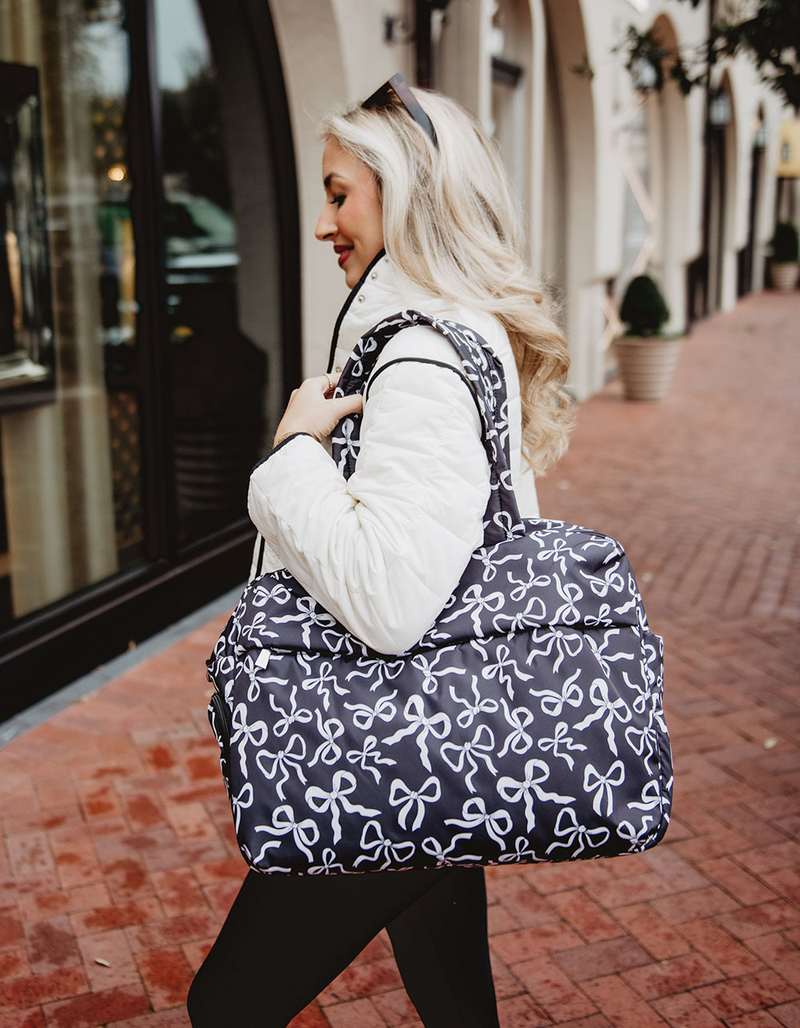 KATYDID Bows All Over Weekender Bag image number 8