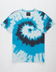 BLUE CROWN Spiral Blue Mens T-Shirt image number 1