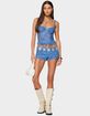 EDIKTED Shailee Ruffled Bra Top image number 4