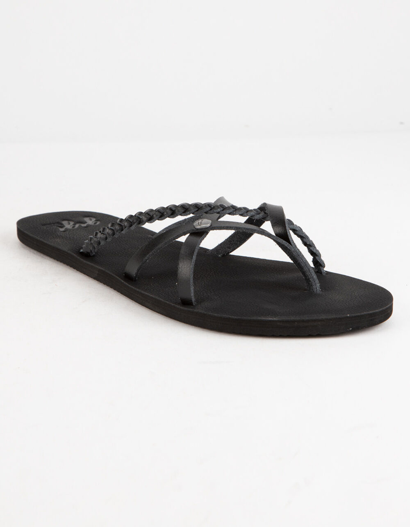 GIGI Criss Cross Black Womens Sandals image number 0