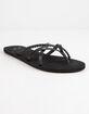 GIGI Criss Cross Black Womens Sandals image number 1