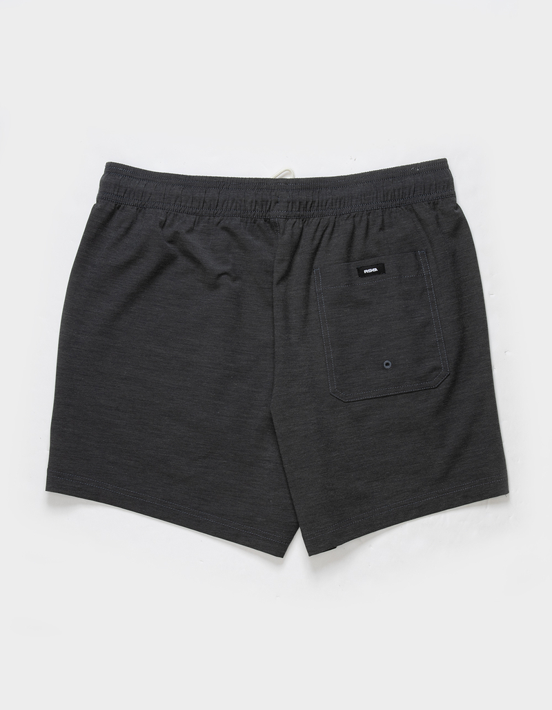 RSQ Mens Vintage Solid 5'' Swim Shorts image number 2