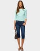 EDIKTED Lela Polka Dot Quarter Sleeve Top image number 5