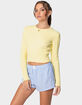 EDIKTED Mallory Cable Knit Sweater image number 3