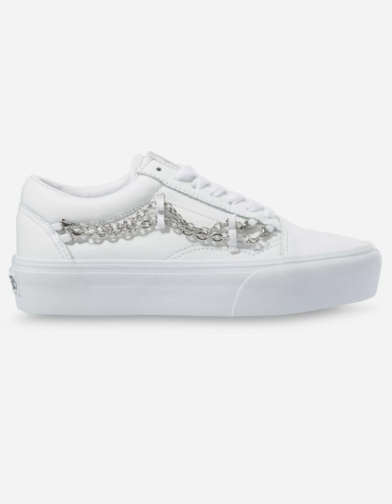 VANS Chain Old Skool Womens Platform Shoes image number 1