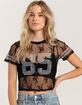 RSQ Womens Lace 85 Tee image number 2