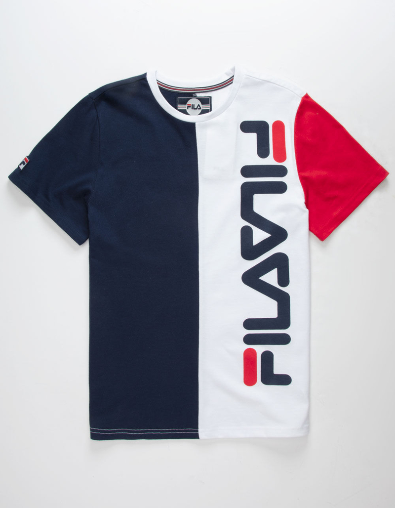 FILA Color Block Logo Boys T-Shirt image number 0