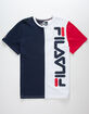 FILA Color Block Logo Boys T-Shirt image number 1