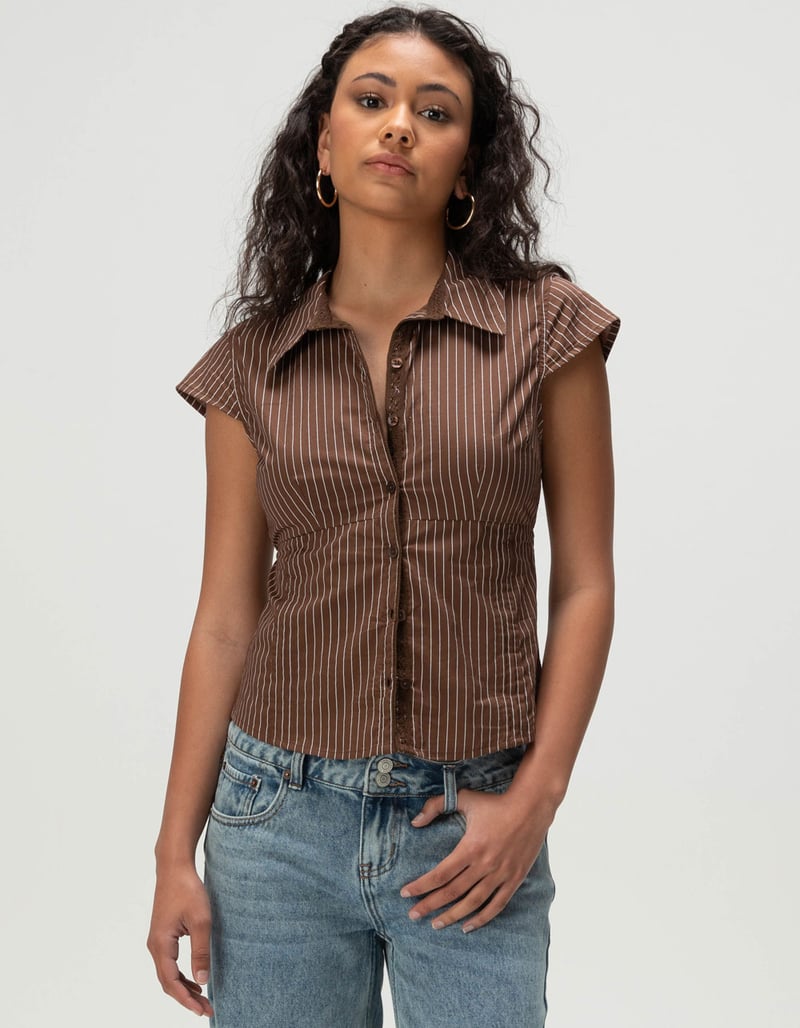 RSQ Womens Button Up Shirt image number 0