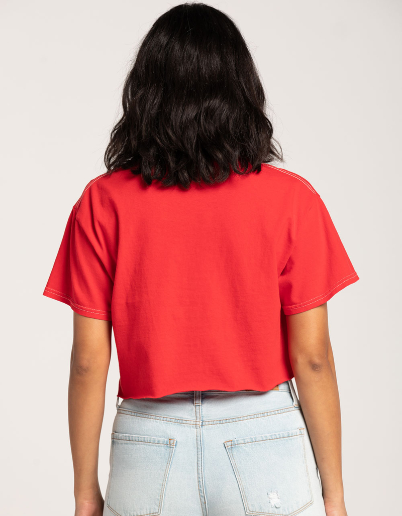 FULL TILT Texas Womens Crop Tee image number 2