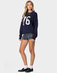 EDIKTED Cabin Plaid Shorts image number 4