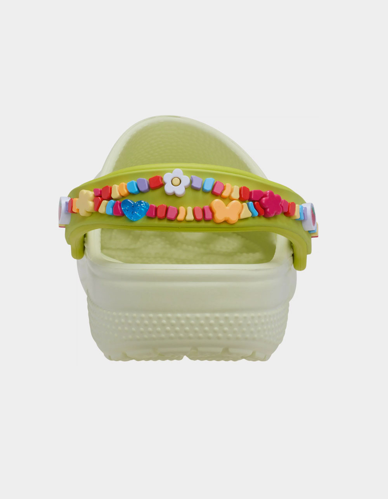 CROCS Friendship Bracelet Girls Classic Clogs image number 4