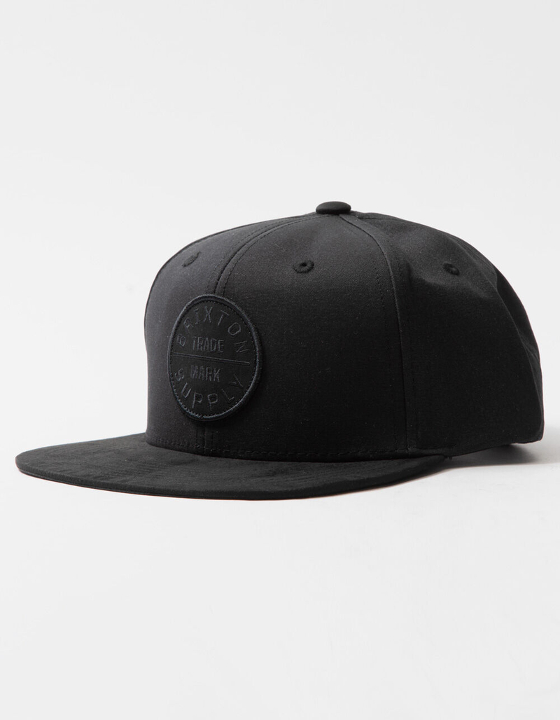 BRIXTON Oath III Black Mens Snapback Hat image number 0