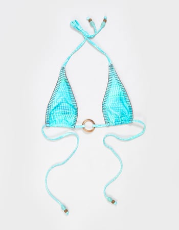 KULANI KINIS Summer Seas High Triangle Bikini Top Alternative Image